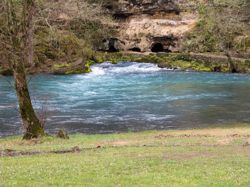 Cave springs are a popular spot for tourists.