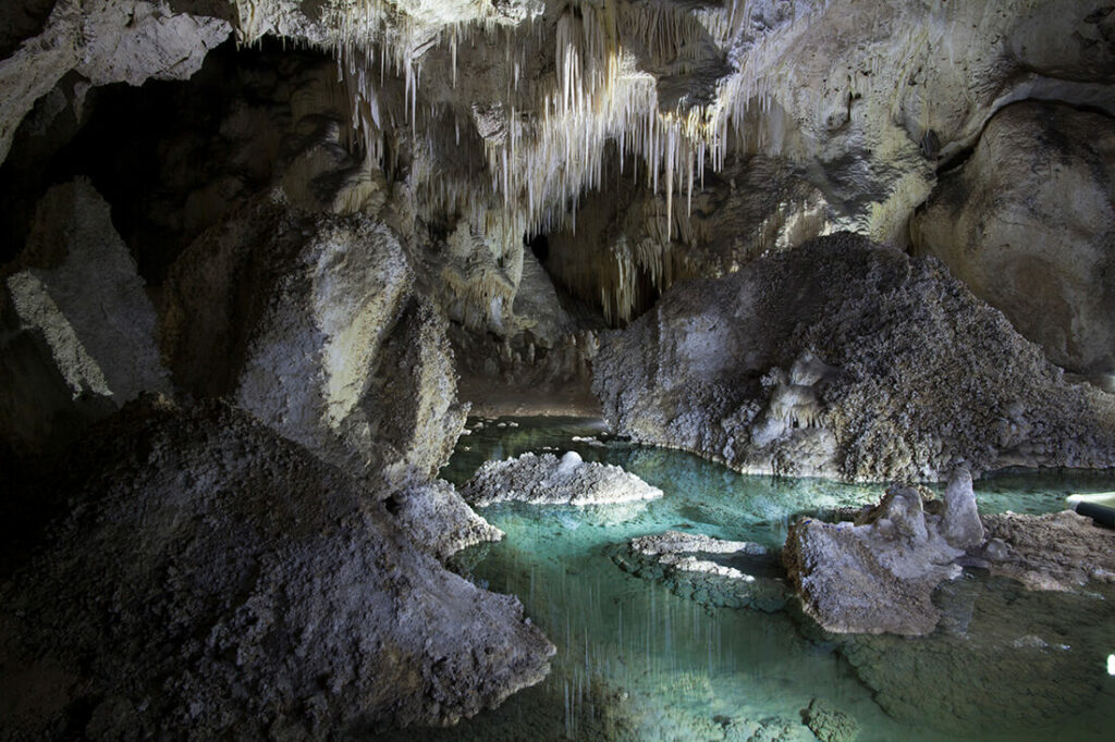 Looking at the difference between a cave and a cavern, this is a cave.